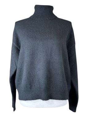 ON 34TH (Macy's) Long Sleeve Turtleneck Sweater in Black, Size M.